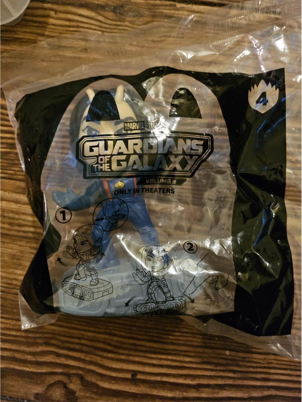 McDONALD'S Guardians of the Galaxy HAPPY MEAL TOYS #4 NEW
